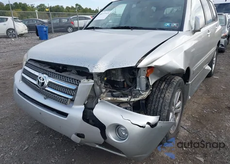 2006 Toyota Highlander Hybrid Limited V6 z USA, uszkodzony, nr VIN JTEEW21A160011438